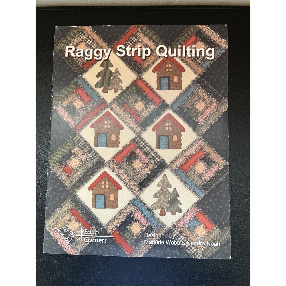 "Raggy Strip Quilting" ©2001 Four Corners Designs Quilting Leaflet FC 6106
